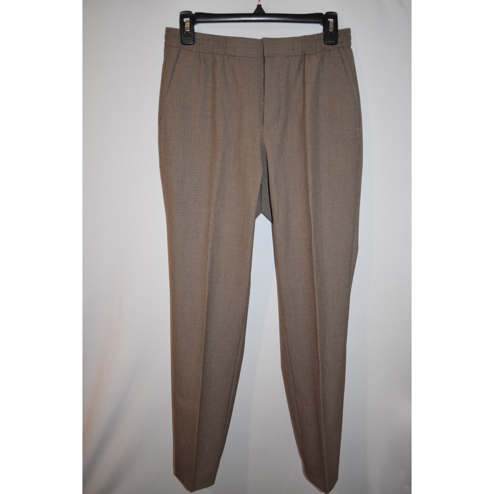 Men's Express Slim Checkered Drawstring Suit Pants Size Small Inseam‎ 29"